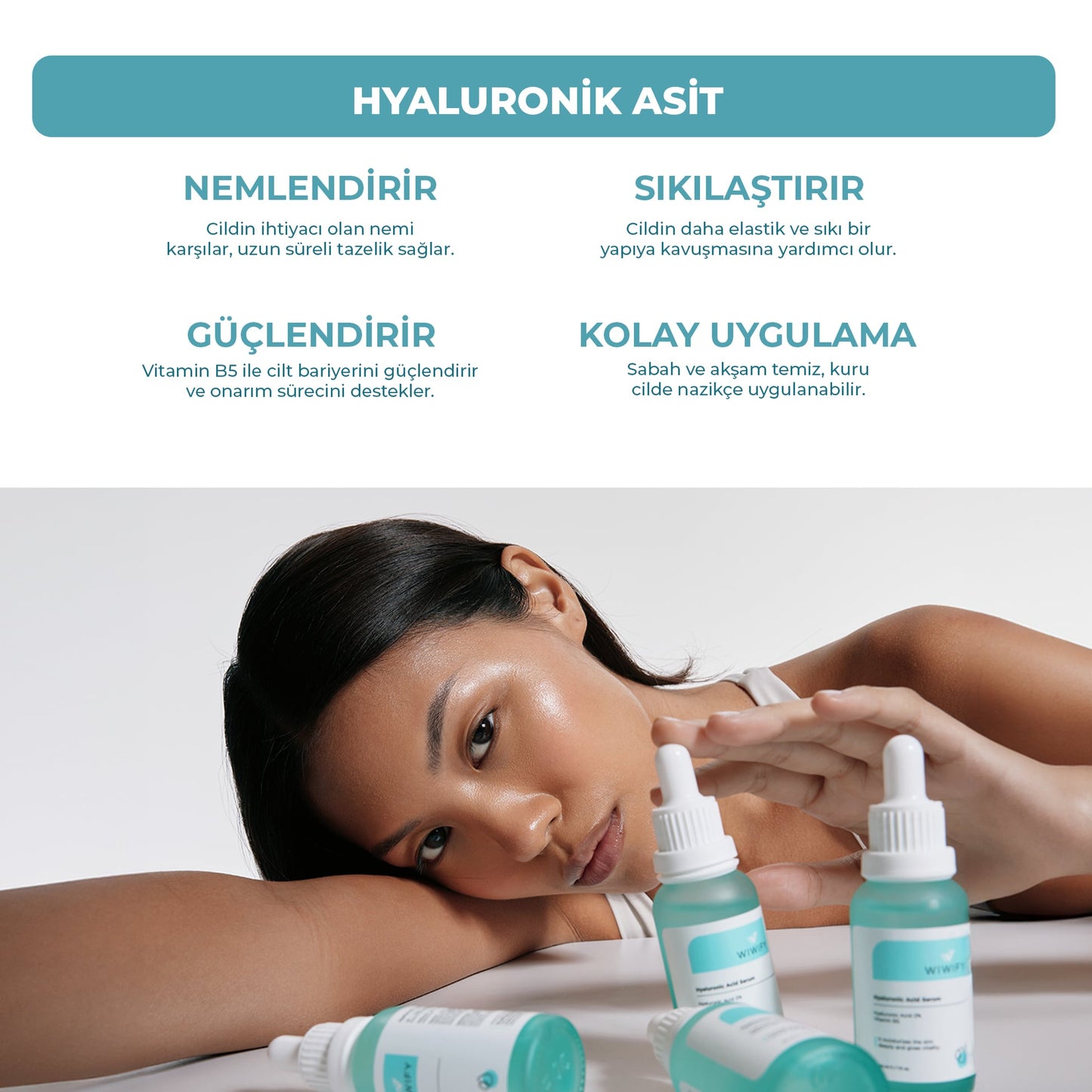 Yoğun Nemlendirici Hyaluronik Asit Serum