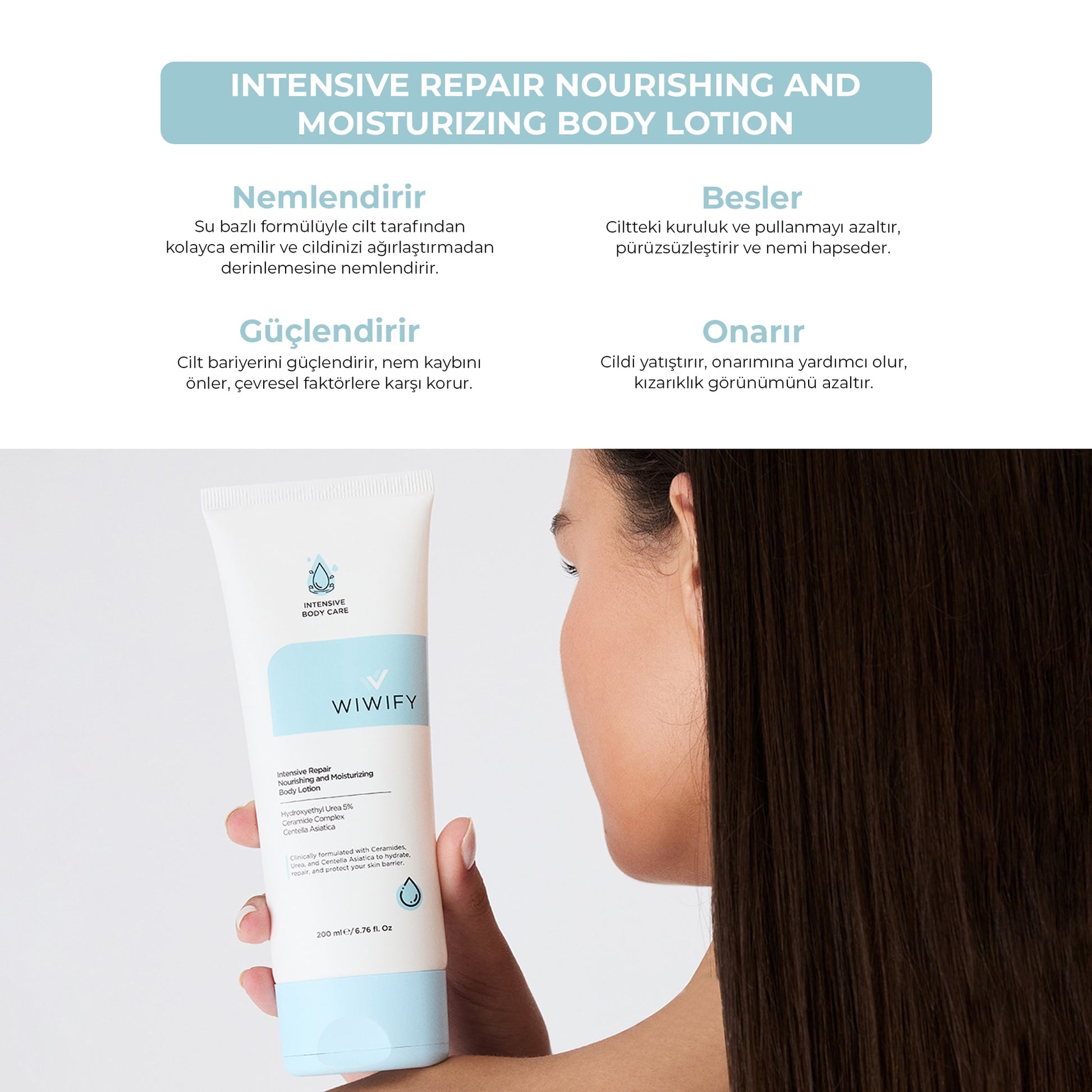 Yoğun Nemlendirici Vucüt Kremi 200 ml