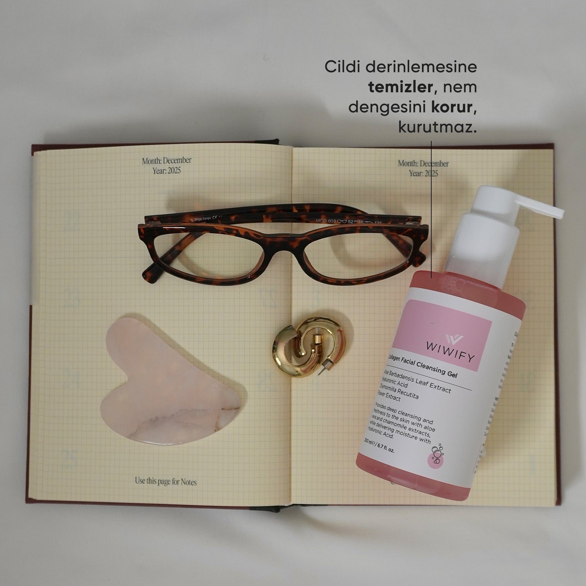 Aloe Vera ve Papatya Özlü, Arındırıcı Yüz Temizleme Jeli 200 ml